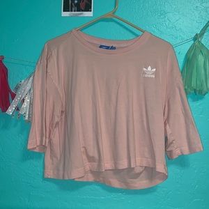 Slouchy Adidas Crop Top